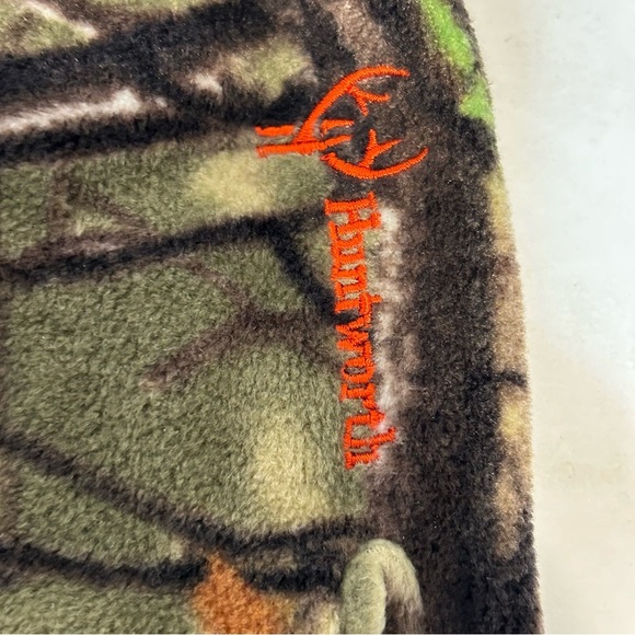 NEW Huntworth Mens M-L Hunter Fleece Gloves in Oak Tree EVO Camouflage - Picture 2 of 9